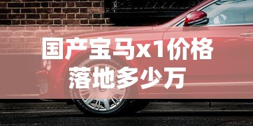 国产宝马x1价格落地多少万  第1张
