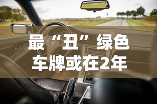 最“丑”绿色车牌或在2年内取消  第1张