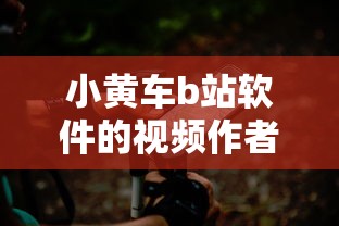 小黄车b站软件的视频作者  第1张