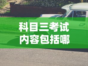 科目三考试内容包括哪些  第1张