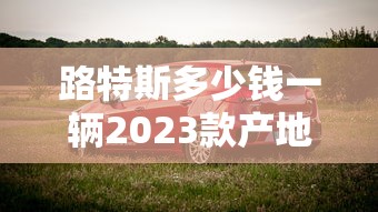 路特斯多少钱一辆2023款产地那个国家  第1张