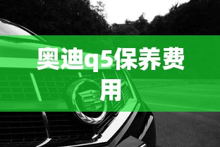 奥迪q5保养费用  第1张