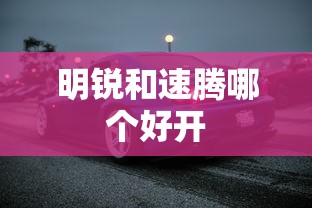 明锐和速腾哪个好开  第1张