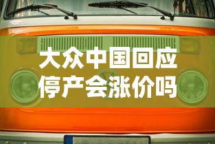 大众中国回应停产会涨价吗  第1张