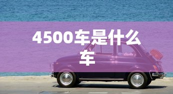 4500车是什么车  第1张