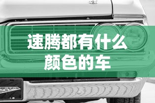 速腾都有什么颜色的车  第1张