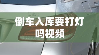 倒车入库要打灯吗视频  第1张
