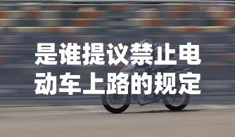 是谁提议禁止电动车上路的规定  第1张