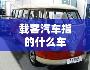 载客汽车指的什么车  第1张