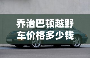 乔治巴顿越野车价格多少钱一辆二手  第1张