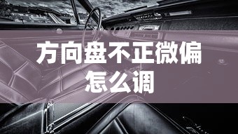 方向盘不正微偏怎么调  第1张