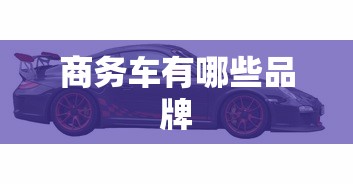 商务车有哪些品牌  第1张