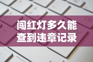 闯红灯多久能查到违章记录  第1张