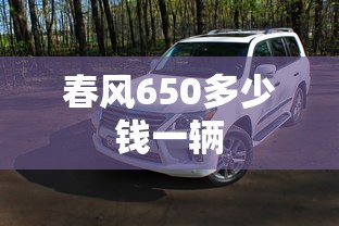 春风650多少钱一辆  第1张