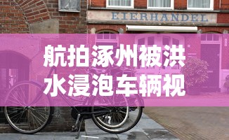 航拍涿州被洪水浸泡车辆视频  第1张