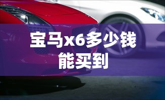 宝马x6多少钱能买到  第1张