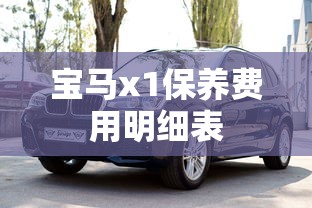 宝马x1保养费用明细表  第1张