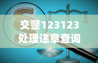 交警123123处理违章查询app  第1张
