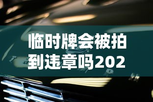 临时牌会被拍到违章吗2021  第1张