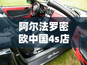 阿尔法罗密欧中国4s店  第1张