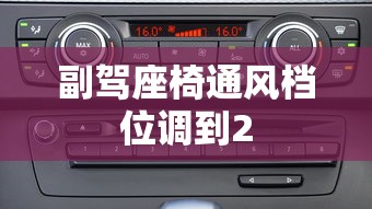 副驾座椅通风档位调到2  第1张