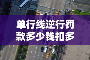 单行线逆行罚款多少钱扣多少分  第1张