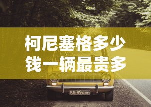 柯尼塞格多少钱一辆最贵多少钱?  第1张
