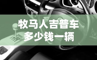 牧马人吉普车多少钱一辆  第1张