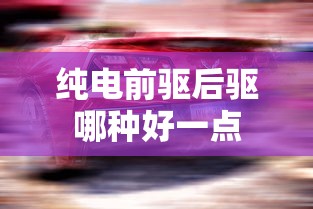 纯电前驱后驱哪种好一点  第1张