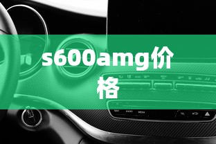 s600amg价格  第1张