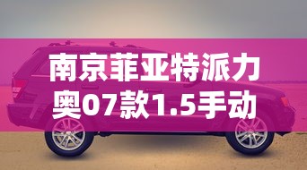 南京菲亚特派力奥07款1.5手动,该车质量怎么样  第1张