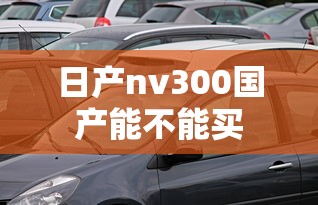 日产nv300国产能不能买  第1张