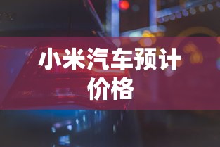 小米汽车预计价格  第1张