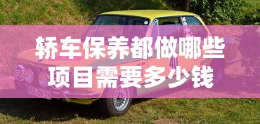 轿车保养都做哪些项目需要多少钱  第1张