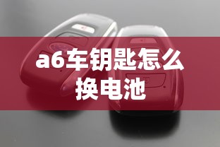 a6车钥匙怎么换电池  第1张