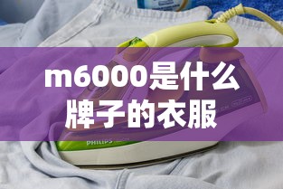 m6000是什么牌子的衣服  第1张