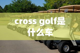 cross golf是什么车  第1张