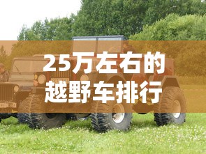 25万左右的越野车排行榜前十名  第1张