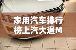 家用汽车排行榜上汽大通MAXUS  第1张