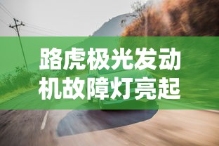 路虎极光发动机故障灯亮起  第1张