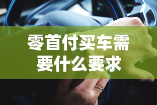 零首付买车需要什么要求  第1张