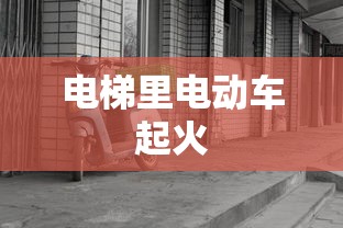电梯里电动车起火  第1张