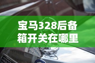 宝马328后备箱开关在哪里  第1张