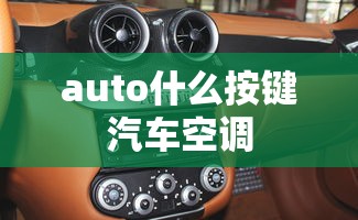 auto什么按键汽车空调  第1张