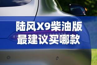 陆风X9柴油版最建议买哪款  第1张