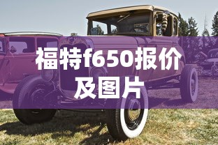 福特f650报价及图片  第1张