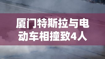 厦门特斯拉与电动车相撞致4人受伤  第1张