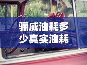 骊威油耗多少真实油耗  第1张