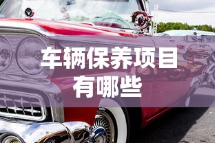 车辆保养项目有哪些  第1张