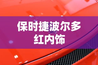 保时捷波尔多红内饰  第1张
